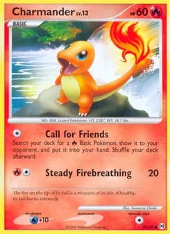 Charmander card in English