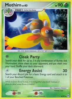 Mothim card in English