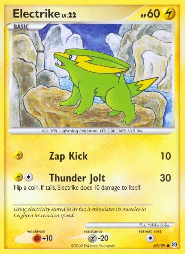 Electrike card in English