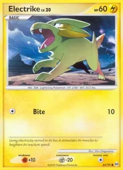 Electrike card in English