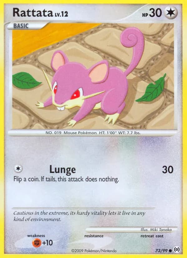 Rattata card in English
