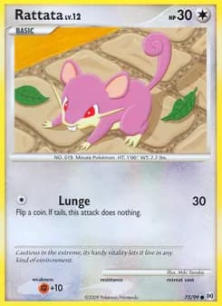 Rattata card in English