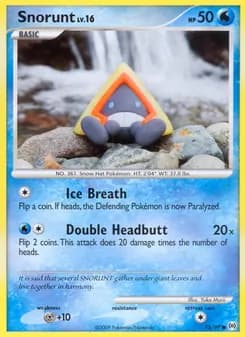 Snorunt card in English