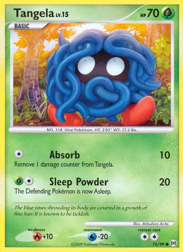 Tangela card in English