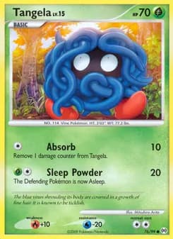 Tangela card in English