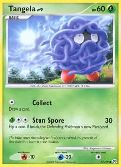 Tangela card in English
