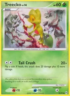 Treecko card in English
