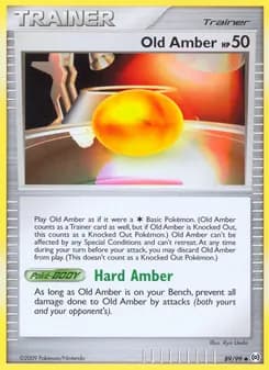 Old Amber card in English