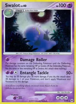 Swalot card in English
