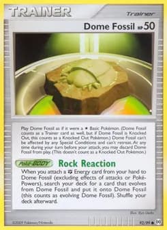 Dome Fossil card in English