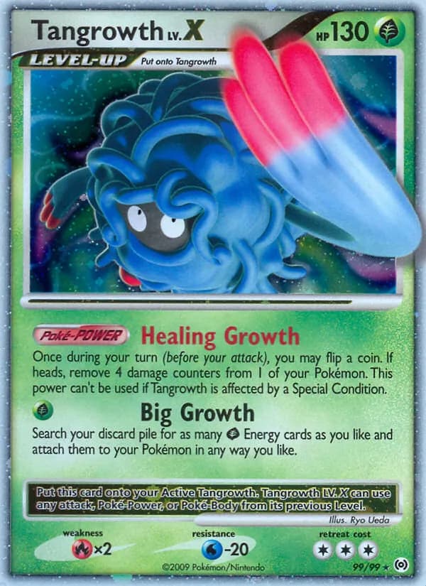Tangrowth LV. X card in English