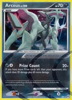 Arceus card in English