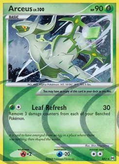 Arceus card in English