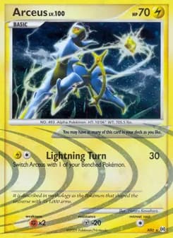 Arceus card in English