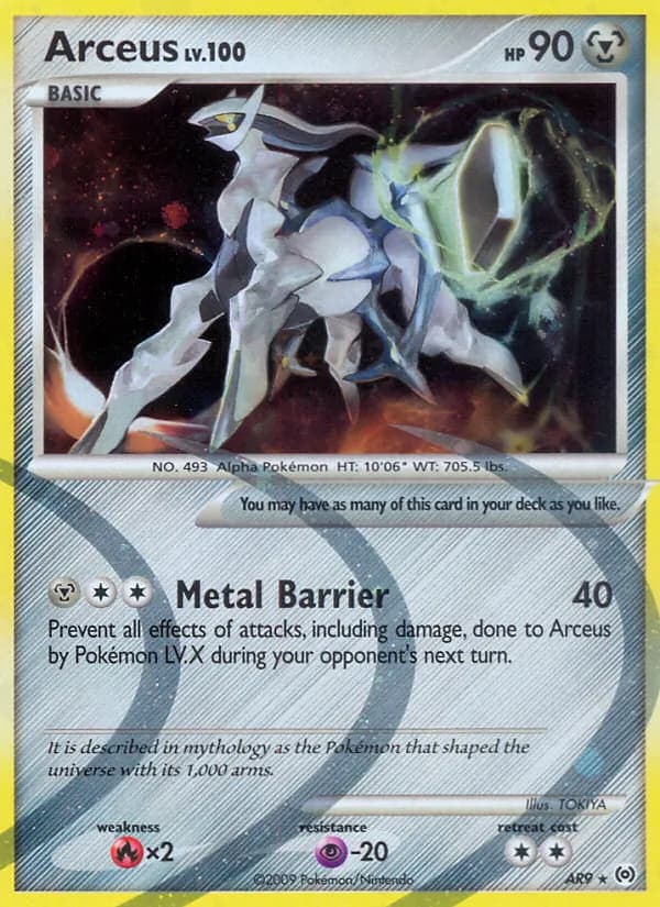 Arceus card in English