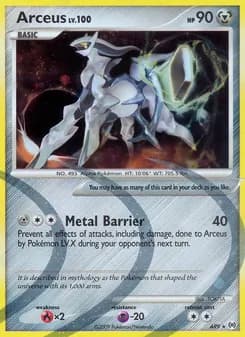 Arceus card in English