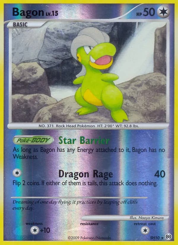 Bagon card in English