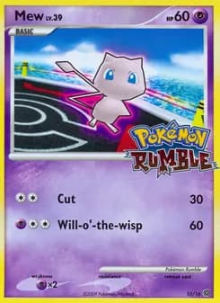 Mew card in English