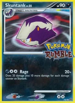 Skuntank card in English