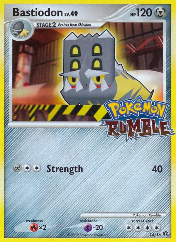Bastiodon card in English