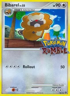Bibarel card in English