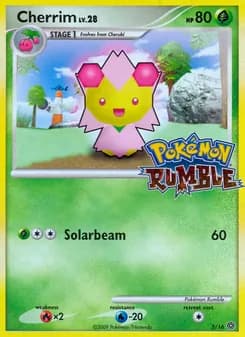 Cherrim card in English