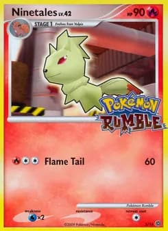 Ninetales card in English
