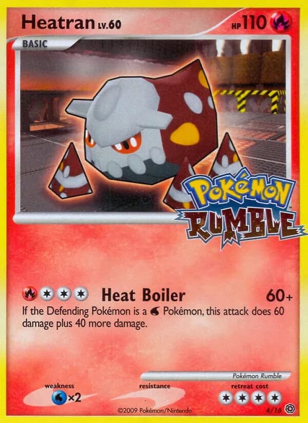 Heatran card in English