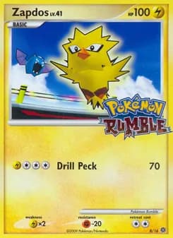 Zapdos card in English