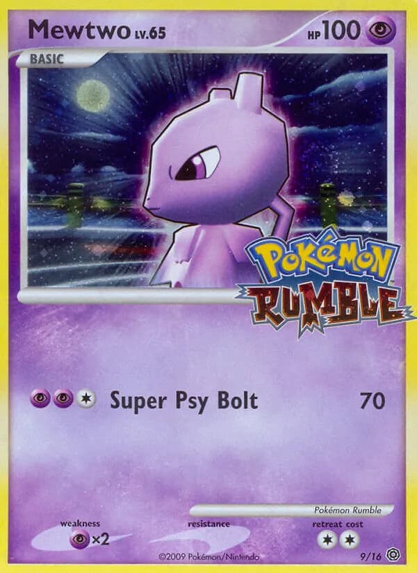 Mewtwo card in English