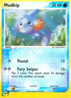 Mudkip card in English