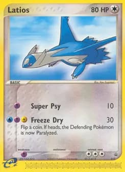 Latios card in English