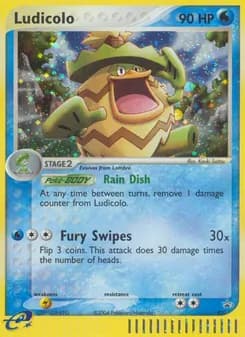 Ludicolo card in English