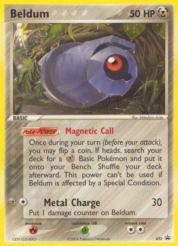 Beldum card in English