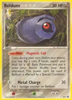 Beldum card in English
