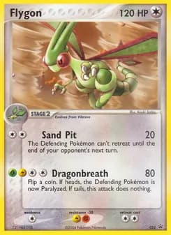 Flygon card in English