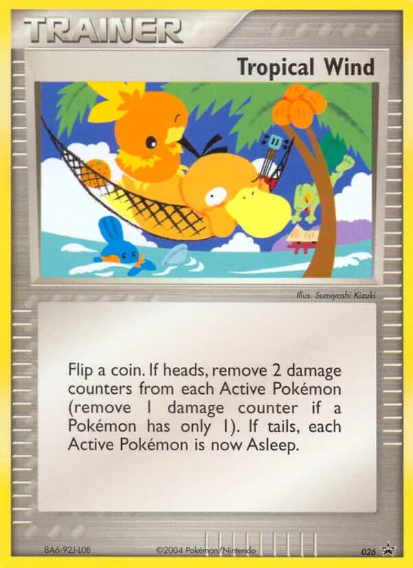 Tropical Wind card in English