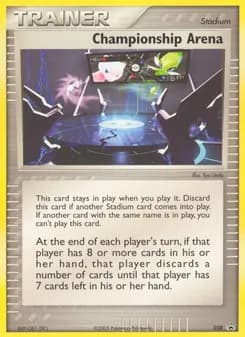 Championship Arena card in English