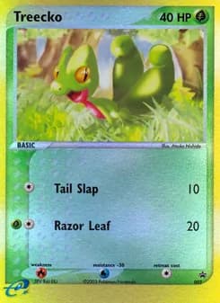 Treecko card in English