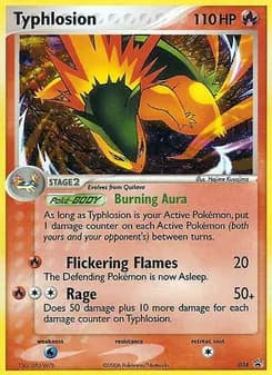 Typhlosion card in English