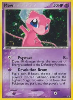 Mew card in English