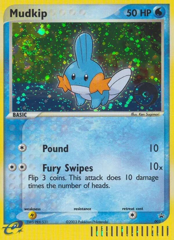 Mudkip card in English