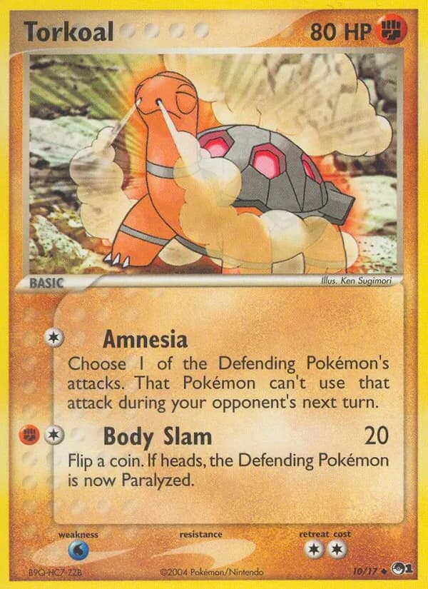 Torkoal card in English