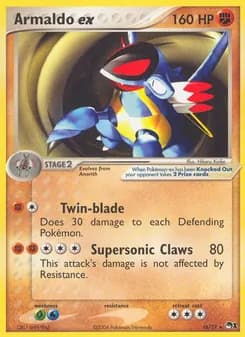 Armaldo ex card in English