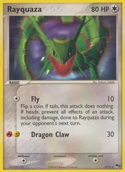 Rayquaza card in English