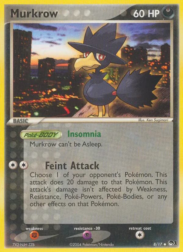 Murkrow card in English