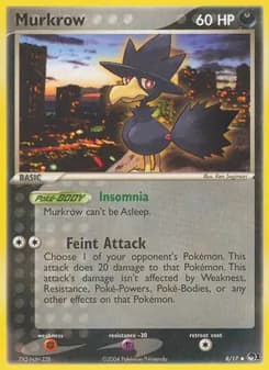 Murkrow card in English