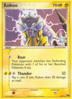 Raikou card in English