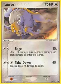 Tauros card in English