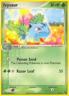 Ivysaur card in English